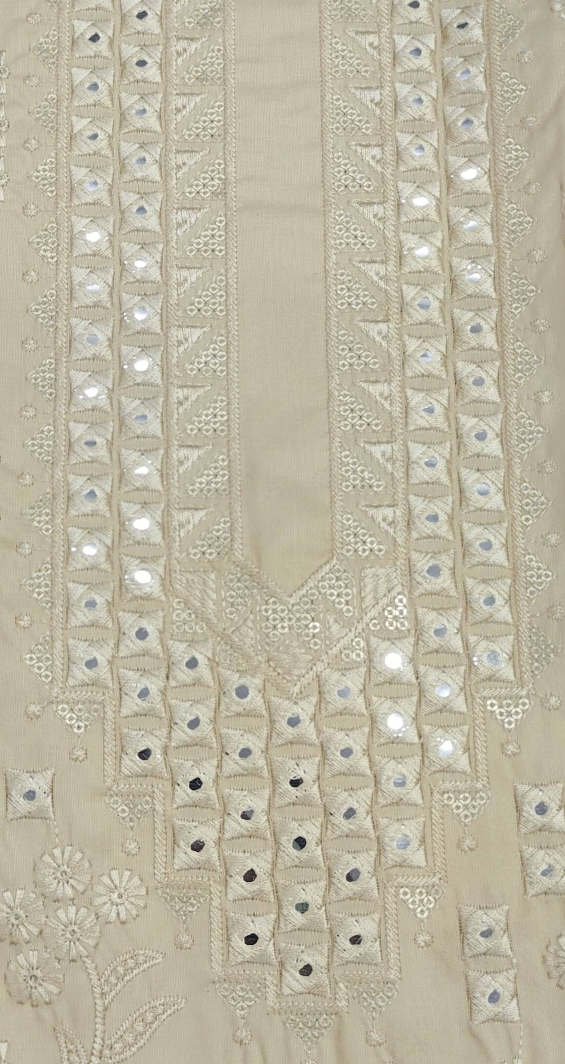 Kurta Pajama Fabric ManTire Designer Silk Embroidery Colour Biscuit Brown